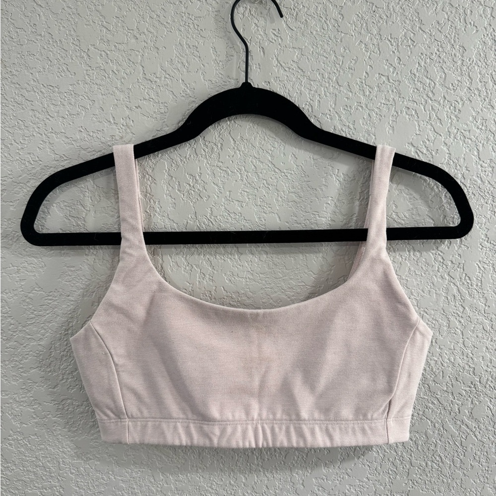 Light Pink Outdoor Voices Sports Bra